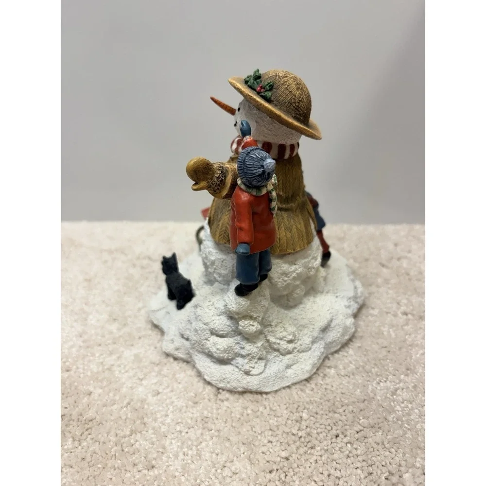 1998 Weekend Play Sherri Buck Baldwin 1st Edition #4 Snowman Christmas Figurine‎